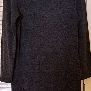 Banana Republic Dark Gray Long Sleeve Dress